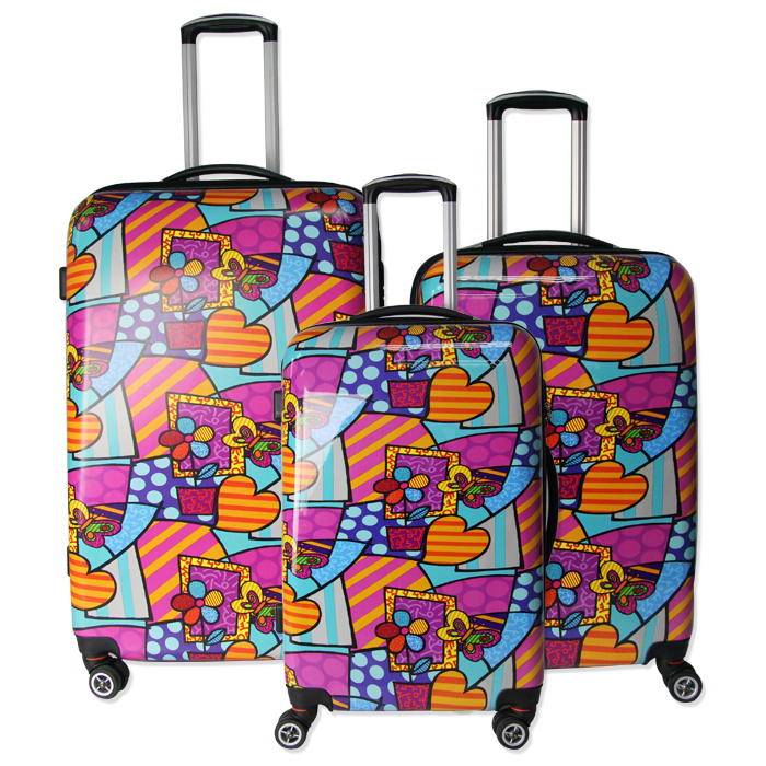 Customized Pattern Printing Luggage Set