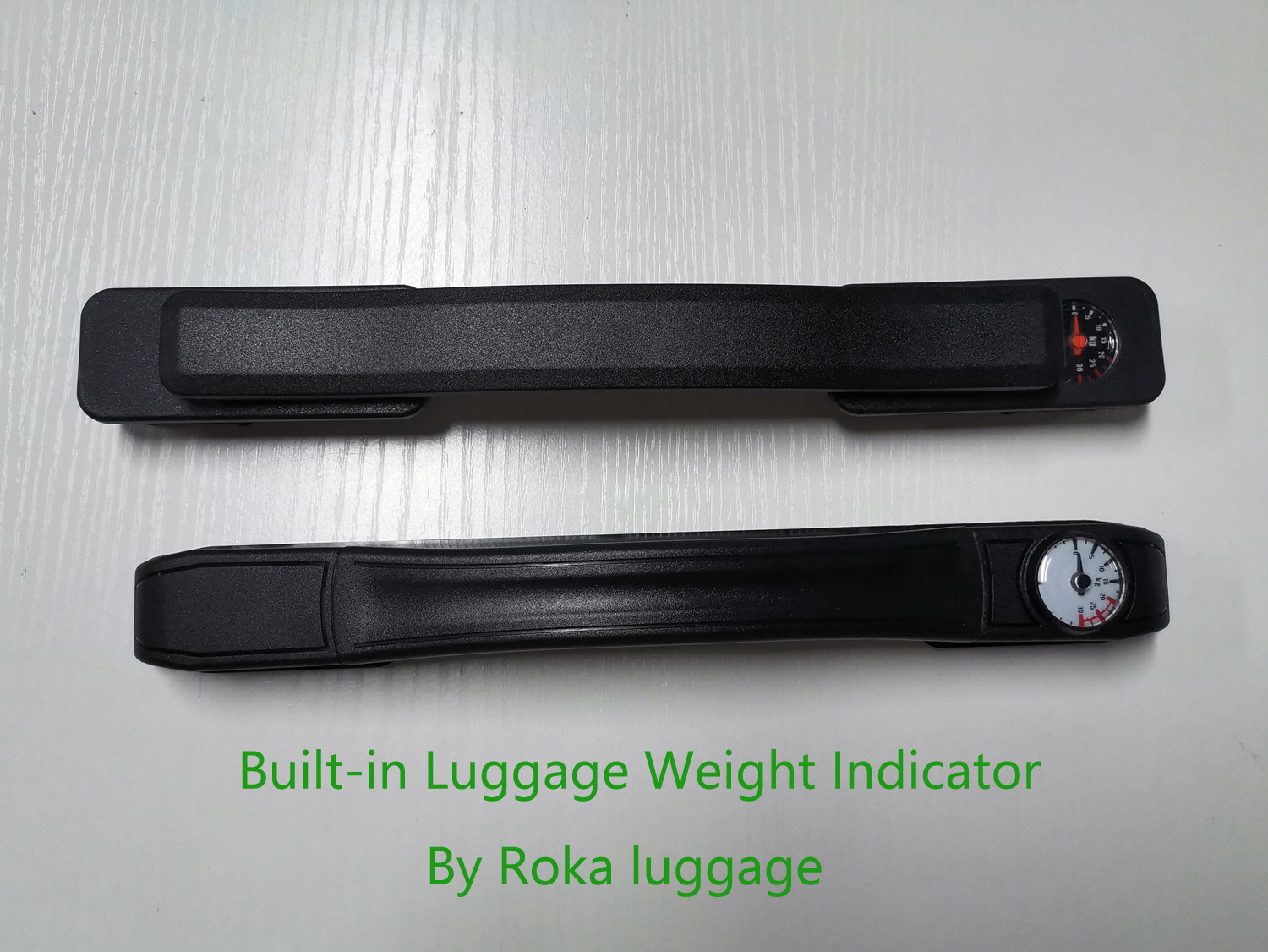 luggage weight indicator handle,smart weight luggage handle,build-in smart luggage handle,luggage weight smart handle