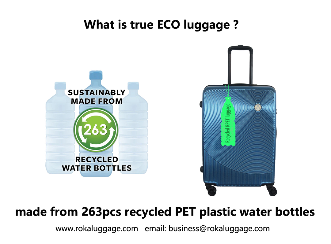 r-pet luggage set,r-pet suitcase set,rpet luggage manufacturer,rpet suitcase manufacturer