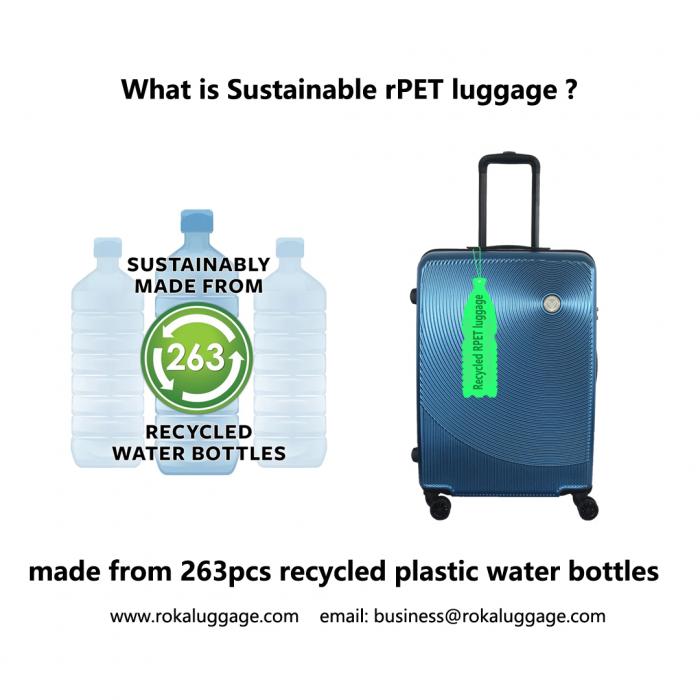 Launch Eco-friendly Sustainable rPET luggage for your brand - Increasing more business and sustainability