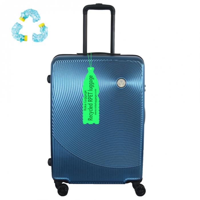More and more people follow and use ECO-friendly Recycled RPET bags and rPET suitcases
