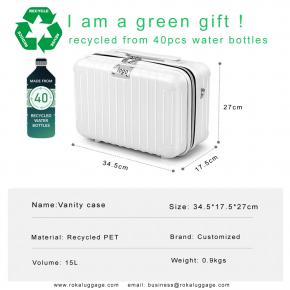 Hard shell Mini case vanity case hardside beauty case