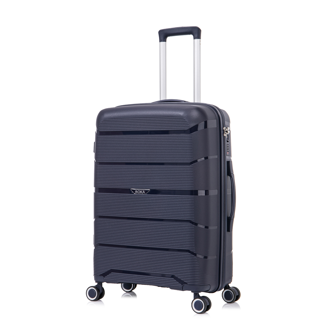 Roka PP luggage factory,PP suitcase factory,polypropylene luggage set,polypropylene suitcase set,polypropylene luggage,polypropylene suitcase,PP luggage,PP suitcase in China